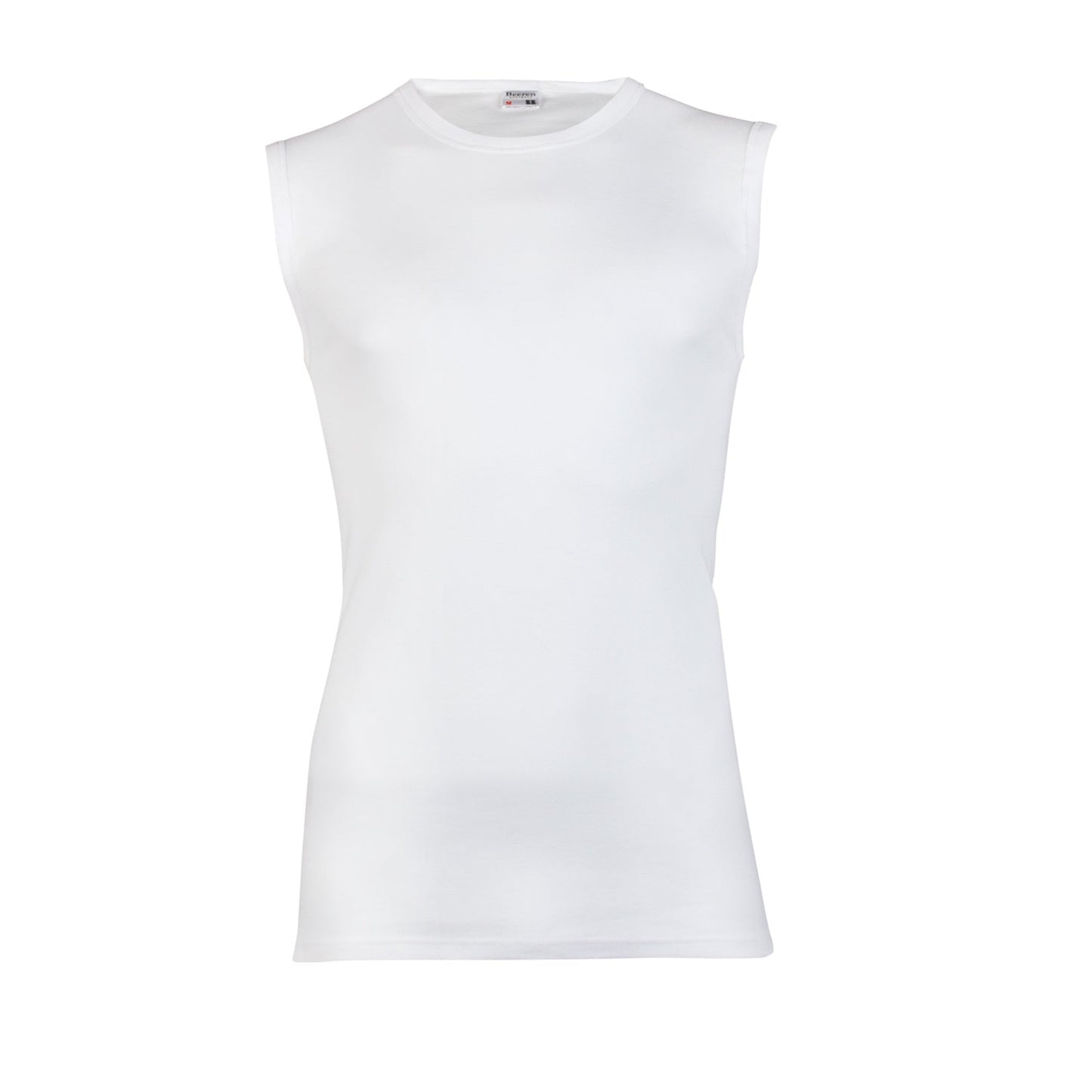 1 pack Beeren Bodywear Mouwloos Shirt Wit M3000 - Heren