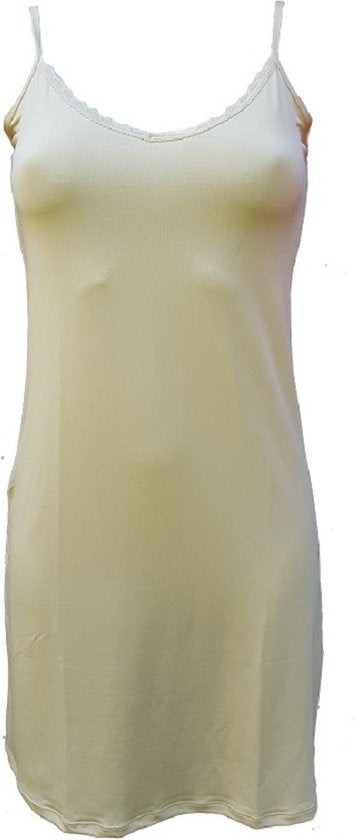1 pack J&C Dames Onderjurk huid met kant langs de hals 5841