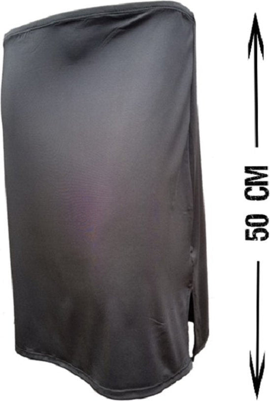 1 pack J&C Dames Onderrok Jupon 50cm zwart 5568 - onderjurk