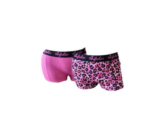 2 pack Australian dames boxershorts Pink Pantres - ondergoed