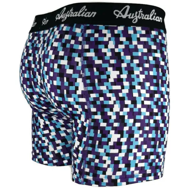 2 pack Australian Heren Boxershorts Blocked Off - Boxershort
