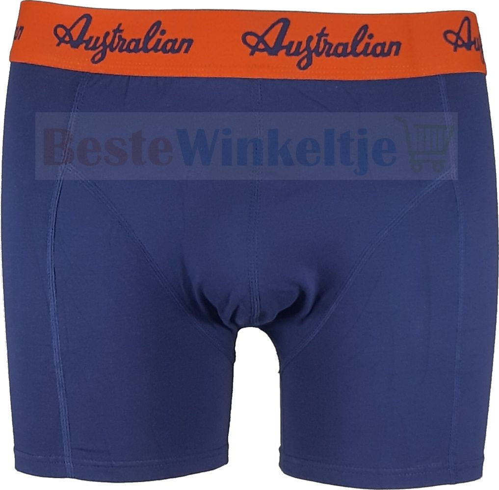 2 pack Australian Heren boxershorts Forest Blauw - Boxershort