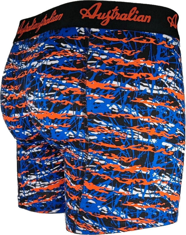 2 pack Australian Heren Boxershorts Scorched Orange - Boxershort