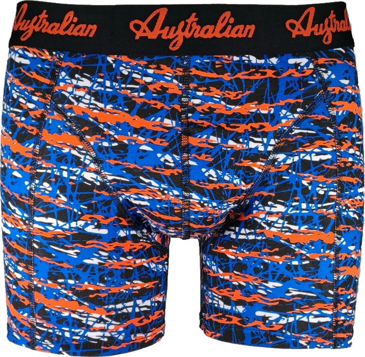 2 pack Australian Heren Boxershorts Scorched Orange - Boxershort