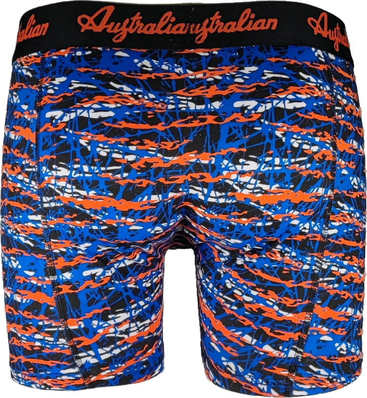 2 pack Australian Heren Boxershorts Scorched Orange - Boxershort