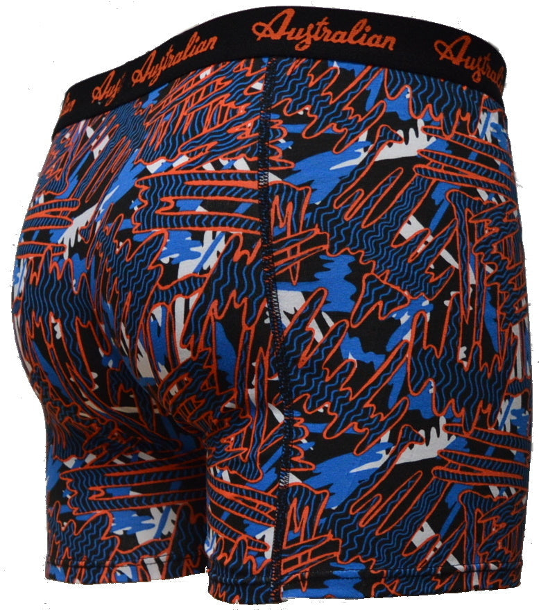 2 pack Australian Heren Boxershorts ’Scratchy-Black’ - Boxershort