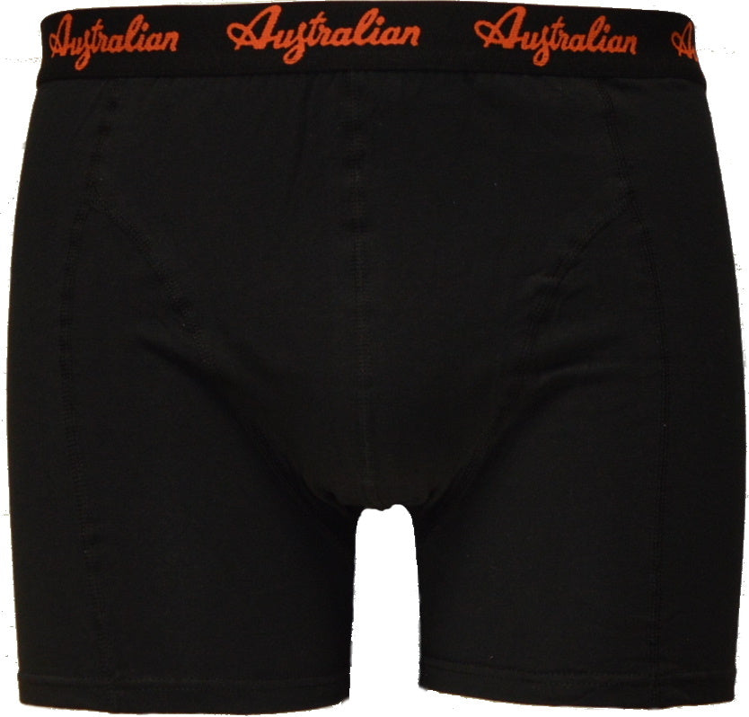 2 pack Australian Heren Boxershorts ’Scratchy-Black’ - Boxershort