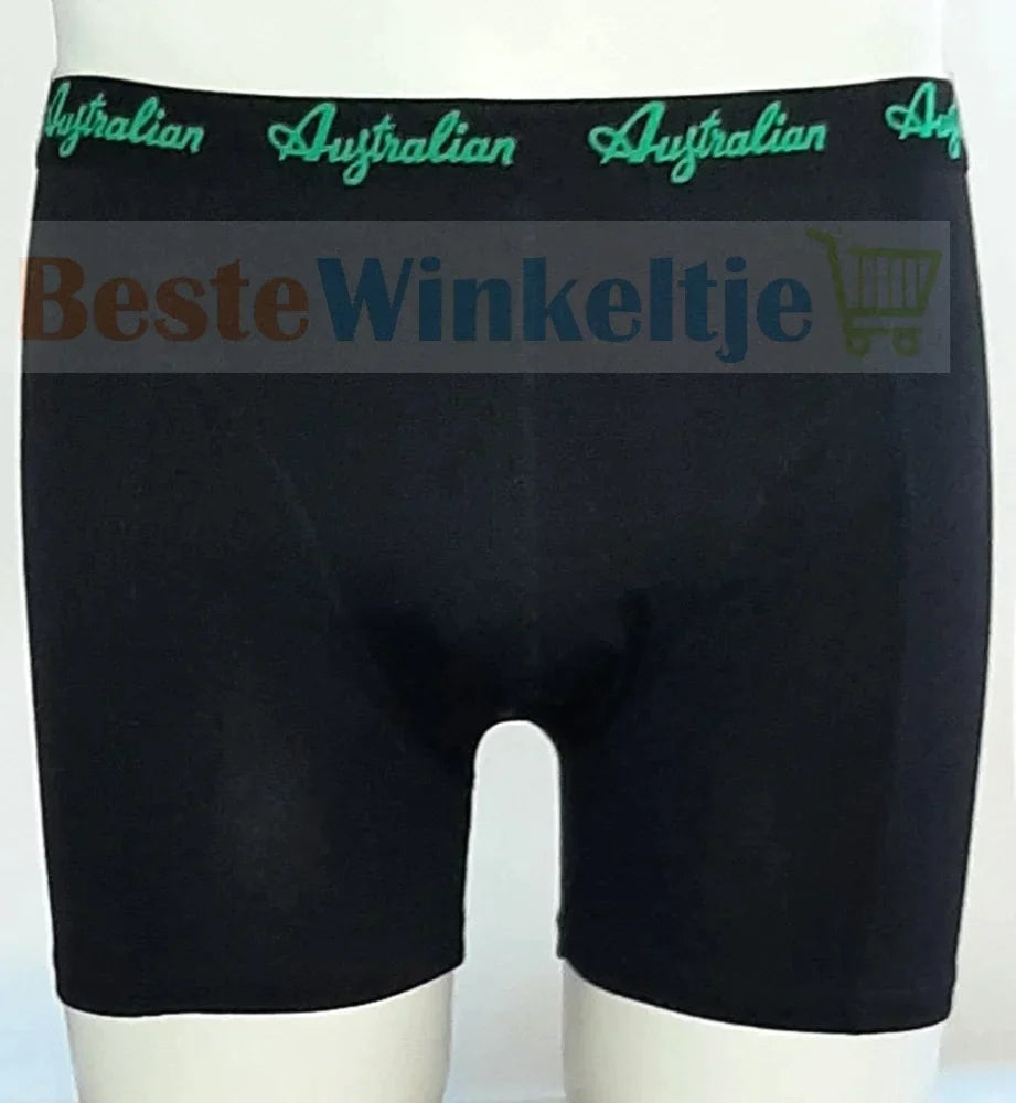 2 pack Australian Heren boxershorts Zwart Print - Boxershort