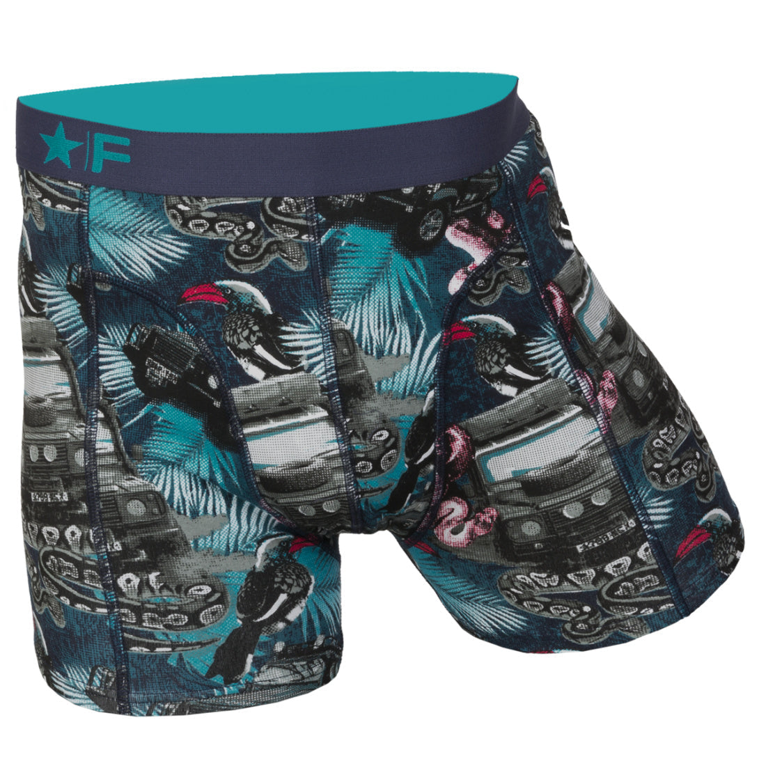 2 pack Funderwear Heren Boxer ’Jeep / Jungle’ - Boxershort