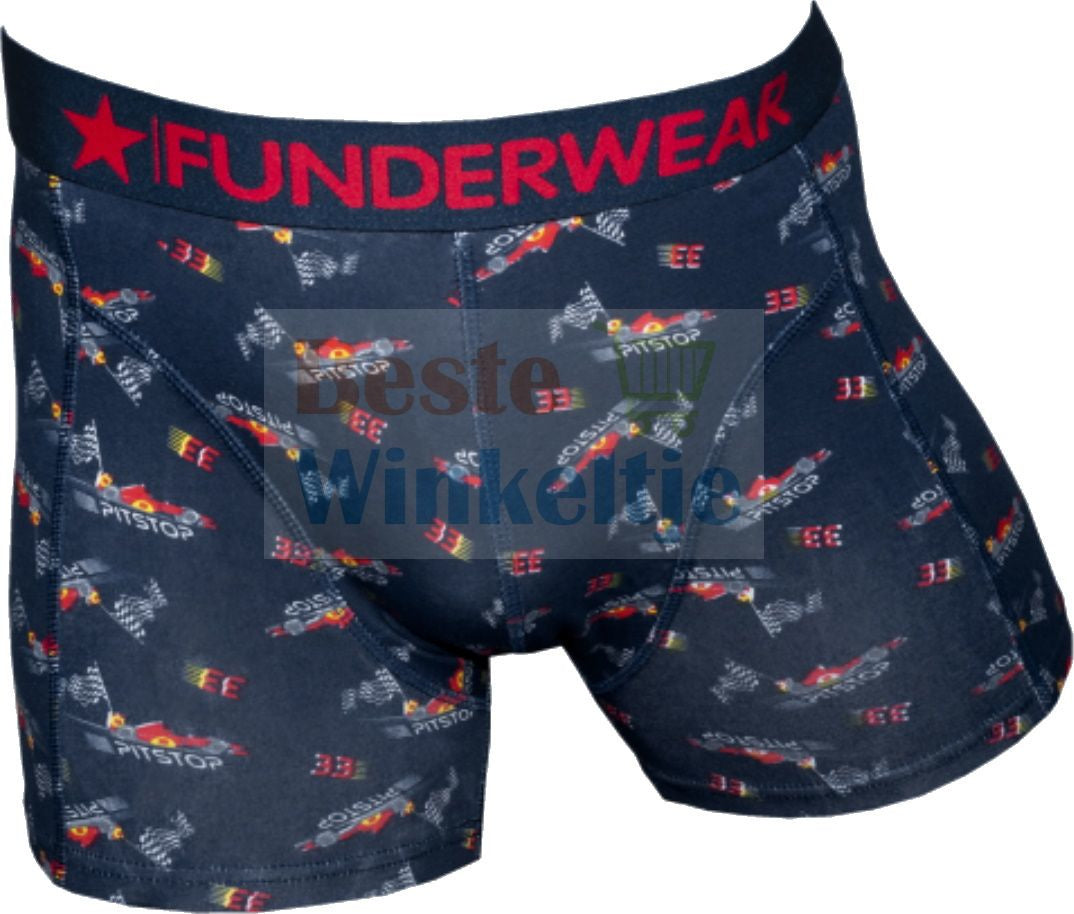 2 pack Funderwear Heren Boxers ’Pitstop’ - Boxershort