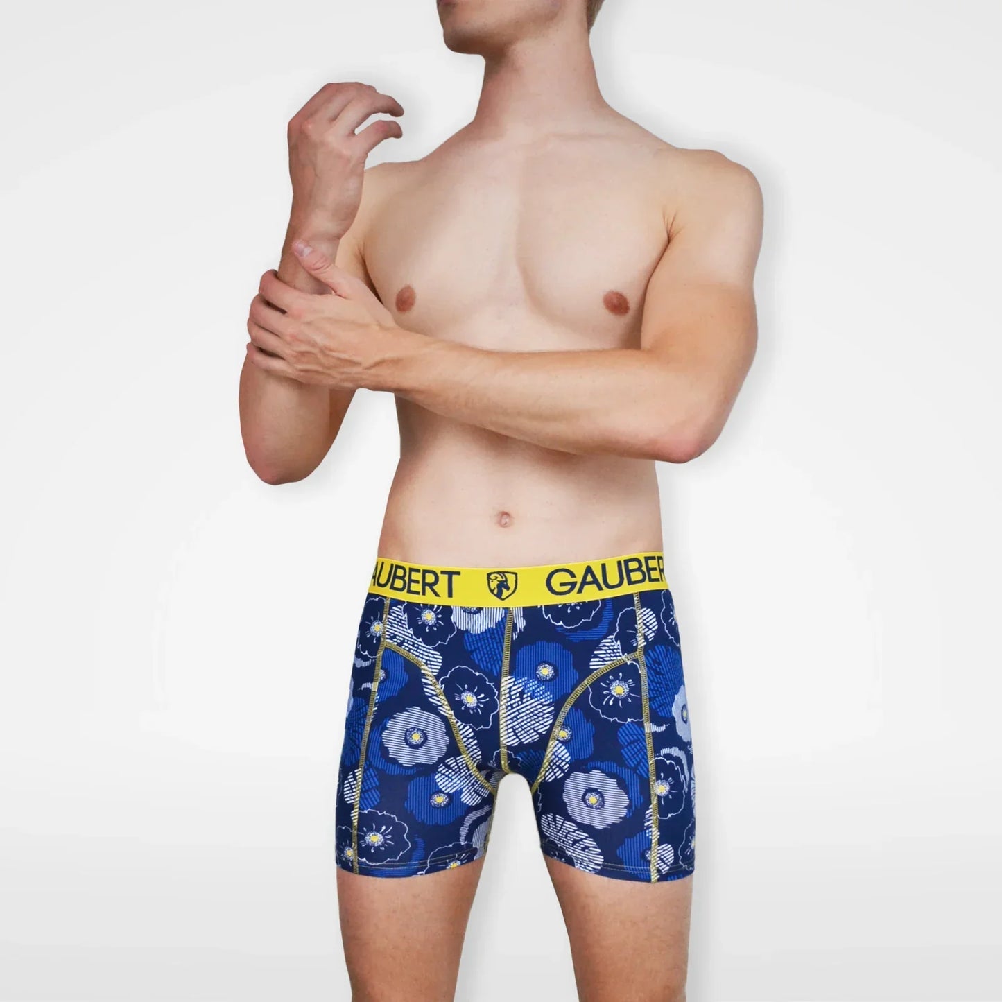 2 pack Gaubert Heren Boxershorts Blauw - Boxershort