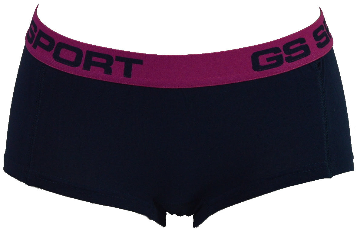 2 pack GS Sport Dames Boxers Effen donkerblauw - boxershort