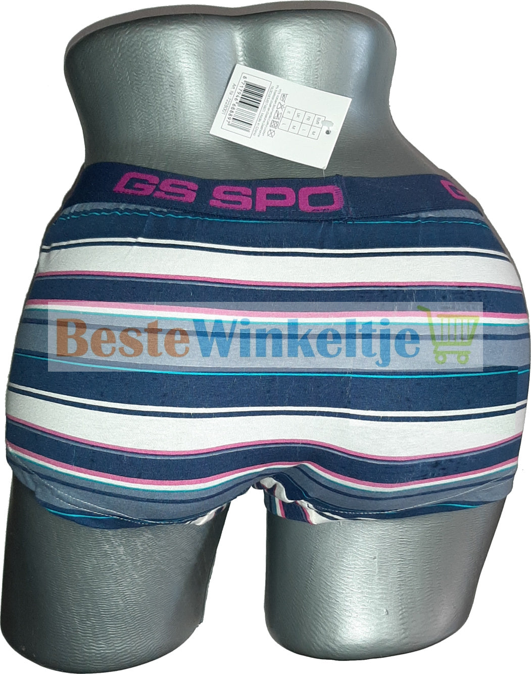 2 pack GS Sport Dames Print / Fuchsia - boxershort