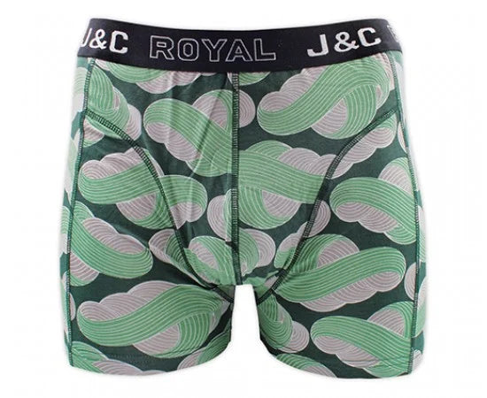 2 pack J&C Heren boxershort ’Black&Mint’