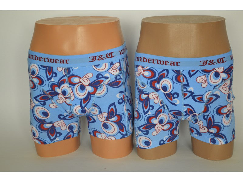 2 pack J&C Heren boxershort ’Flower’ Maat S
