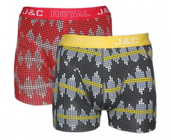 2 pack J&C Heren boxershort ’Grafiek’V