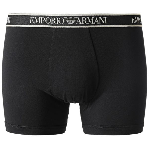 3 pack Emporio Armani heren Boxershorts Zwart/Beige - Boxershort