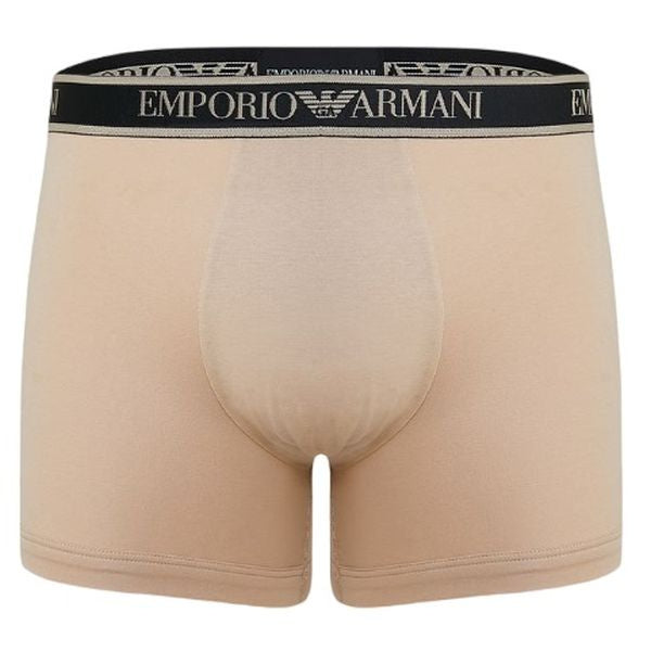 3 pack Emporio Armani heren Boxershorts Zwart/Beige - Boxershort