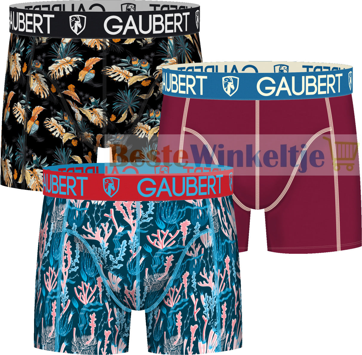 3 pack Gaubert Heren Boxers - Boxershort