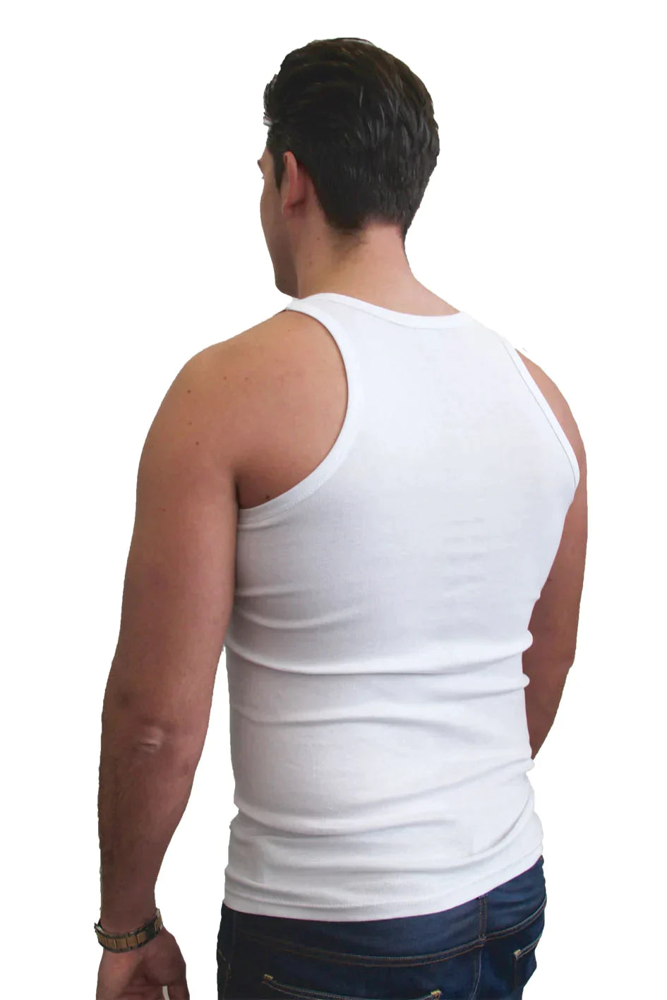 3 pack Naft Heren Halterhemd Wit - Hemd