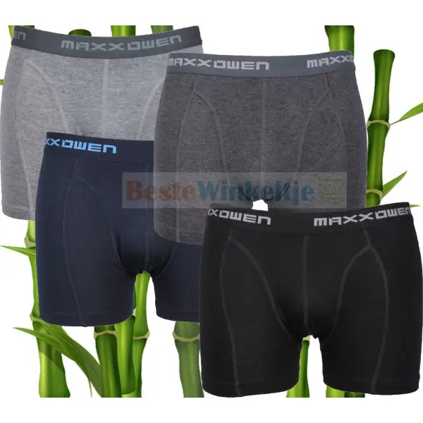 4 pack Maxx Owen Heren Boxershorts Bamboe - Boxershort