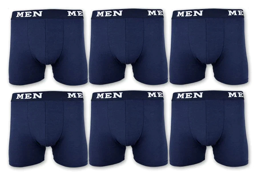 4 pack Men Heren Boxers Katoen Blauw - Boxershort