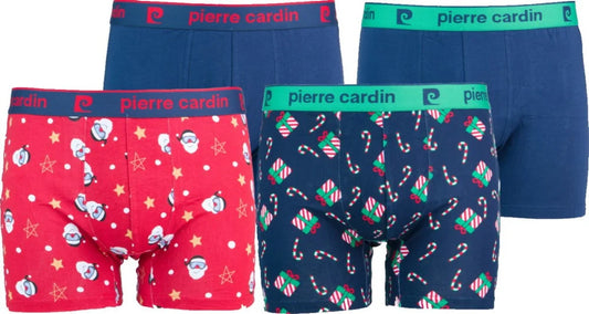 4 pack Pierre Cardin Heren boxers ’kerst’ limited edition 1000P - Boxershort