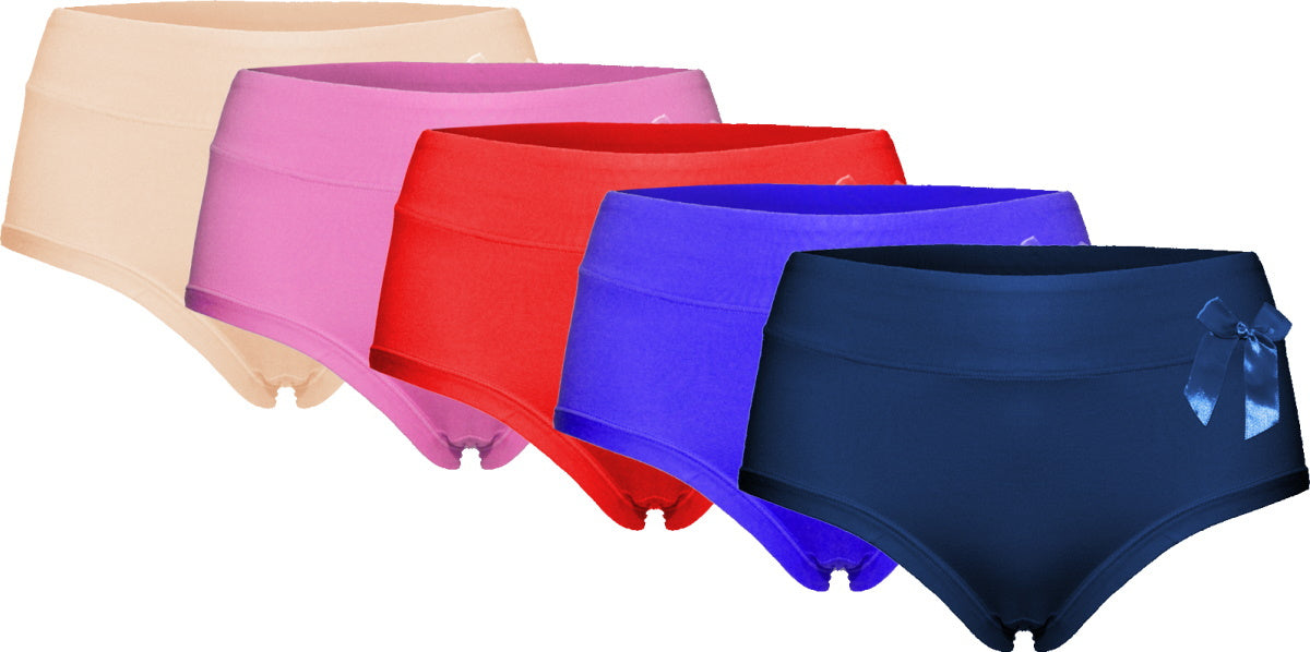 5 pack Dames slips Fine Woman 9033 Strikje