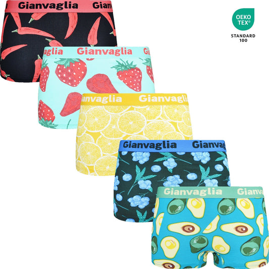 5 pack Gianvaglia Dames Boxers ’Bellisimo’ 8804 - ondergoed