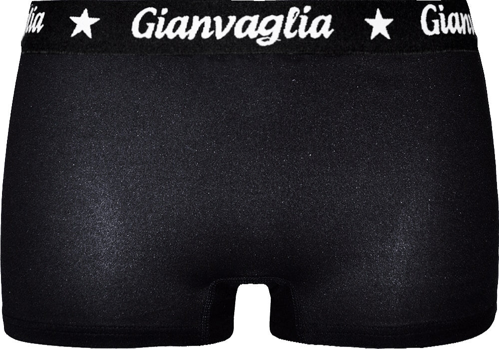 5 pack Gianvaglia Dames Boxershorts ’Black’ #8029 - ondergoed