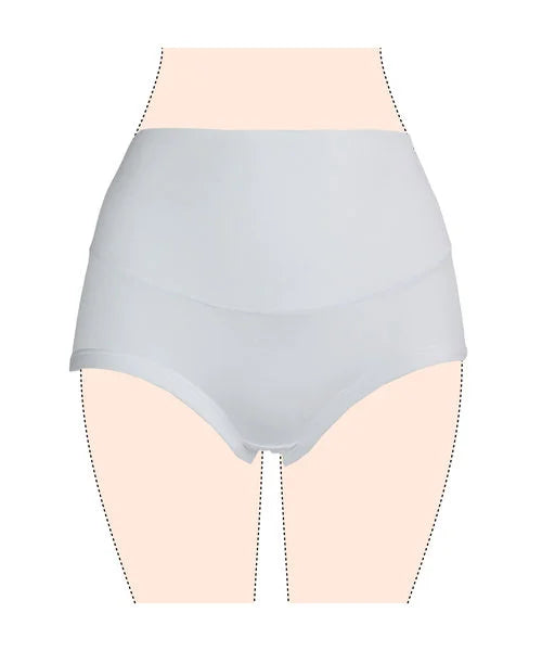 6 pack Fine Woman Hoge tailleslips 6002 Zwart en Wit - Dames slips