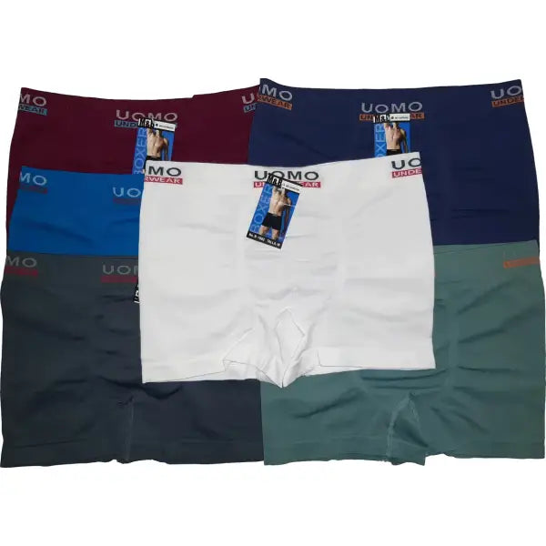 6 pack UOMO naadloze Herenboxers Color Smooth - Boxershort heren