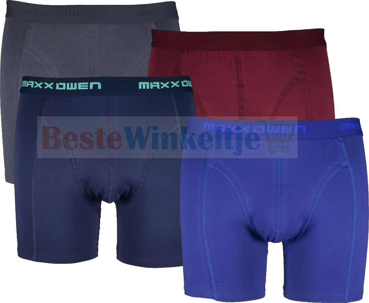 4 pack Maxx Owen Heren Boxers Color - Boxershort