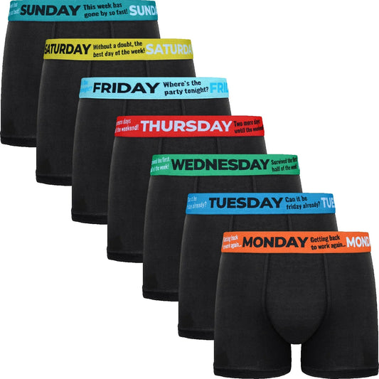 7 pack Gianvaglia Heren Boxershorts ’Have a nice week’ 5068 - Boxershort