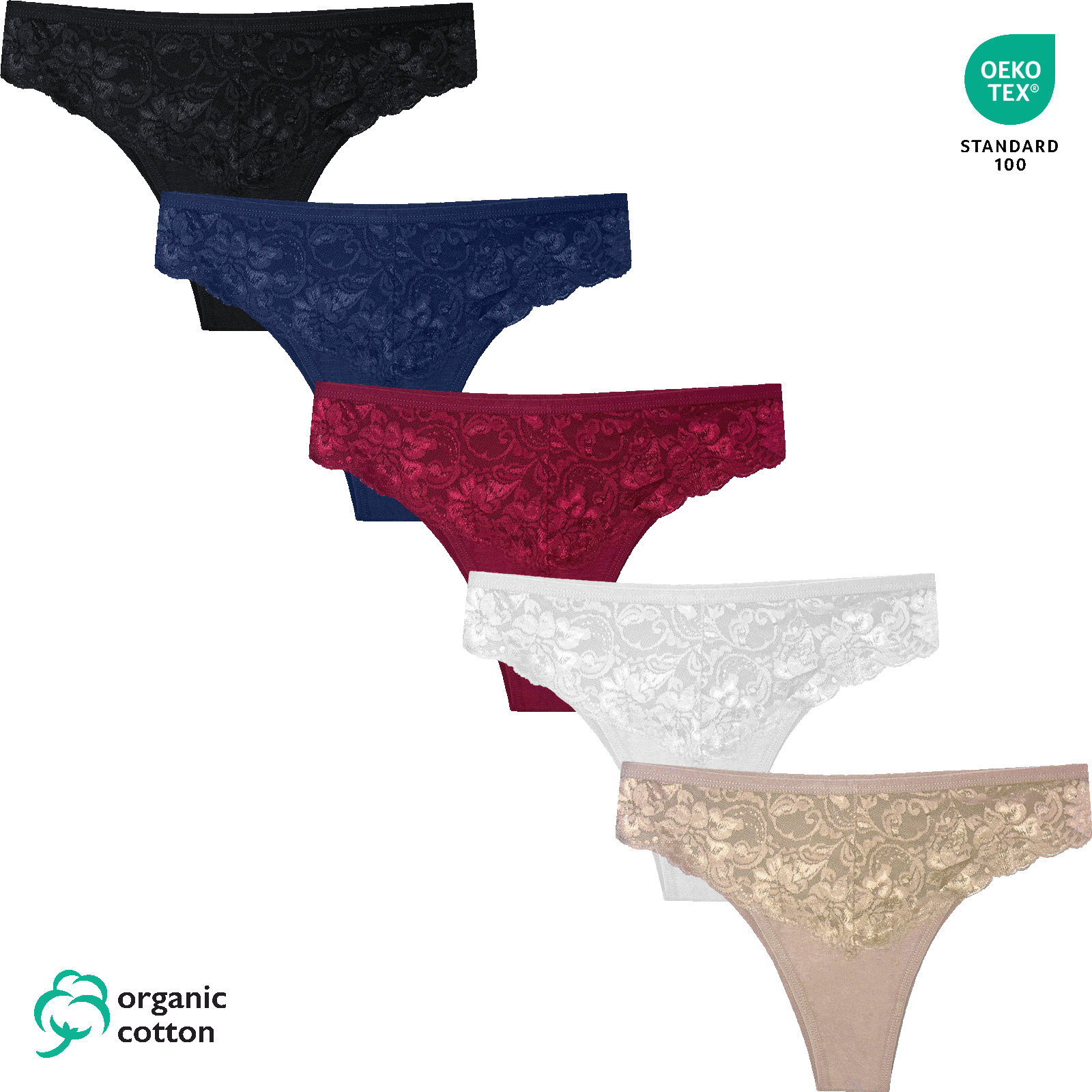 Katoenen Brazilian dames Slips bio katoenen ondergoed