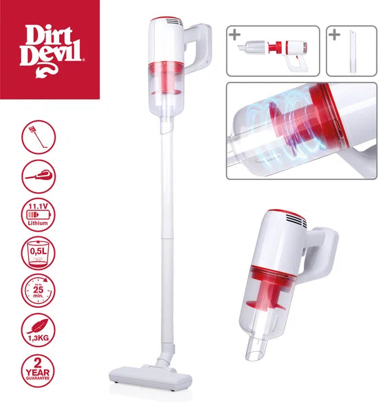 Dirt Devil 2-in-1 Steelstofzuiger Draadloos DD9001