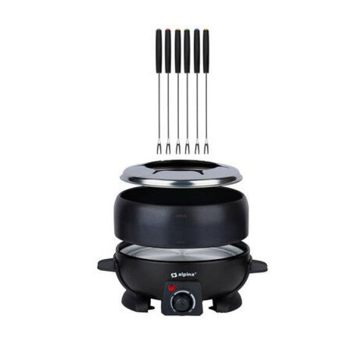 Complete fondueset voor 6 personen - Alpina
