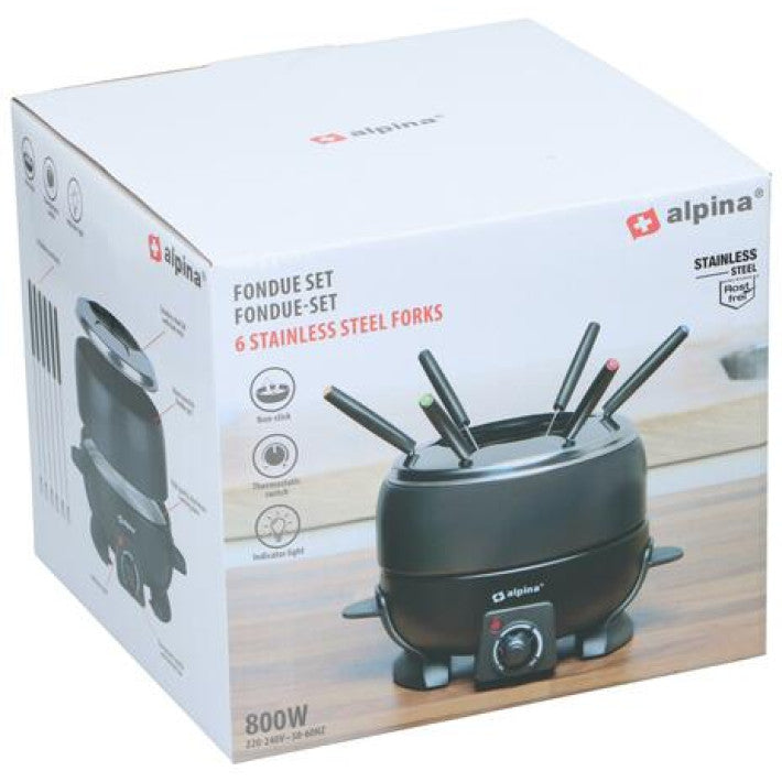 Complete fondueset voor 6 personen - Alpina