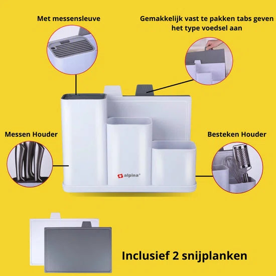 Keukenorganizer - Met Snijplanken