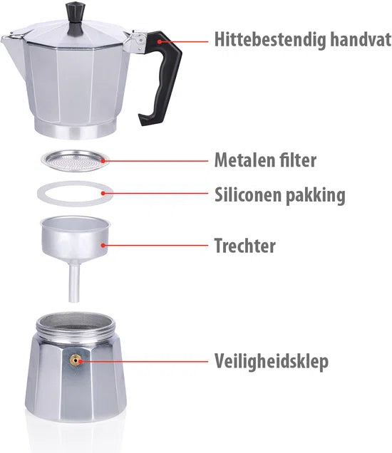 Percolator - Koffiemachine 270 ML