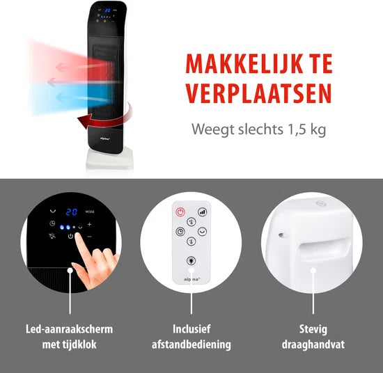 Alpina Elektrische Kachel en Ventilator