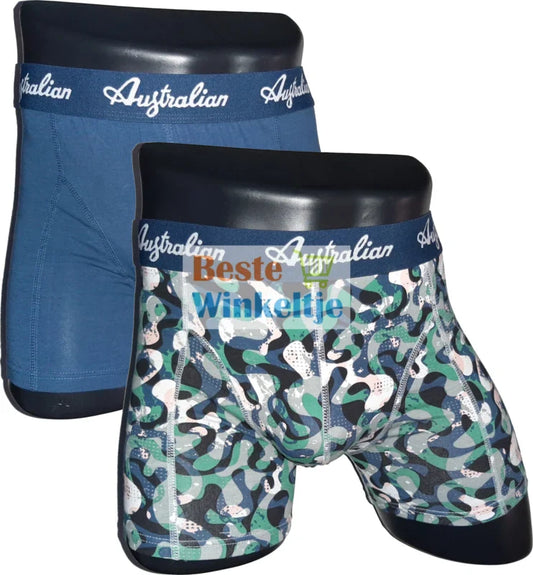 Australian Heren Boxershorts Bleu - Boxershort heren
