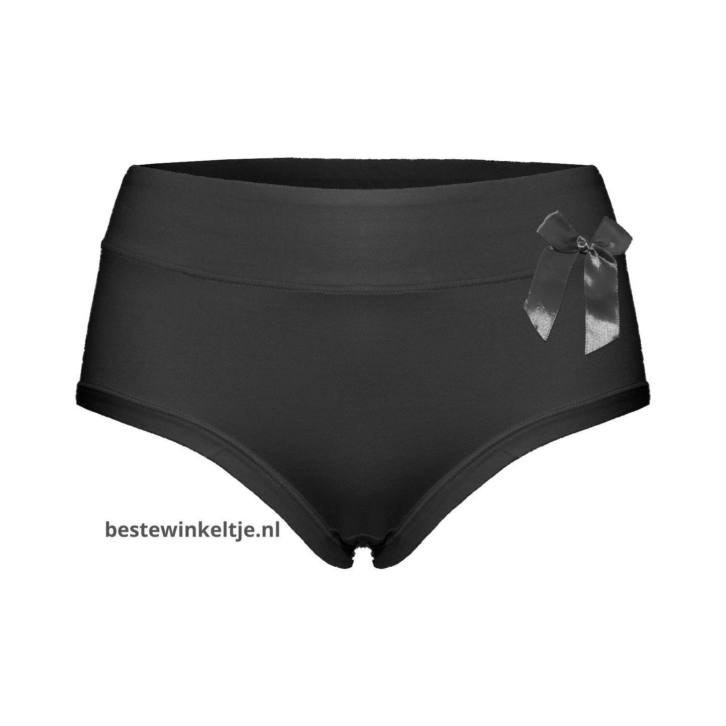3 pack katoenen Dames slips zwart | Fine Woman dames ondergoed