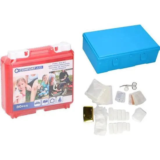 Compacte EHBO verbanddoos 15 x 15 x 5 cm - verbanddoos