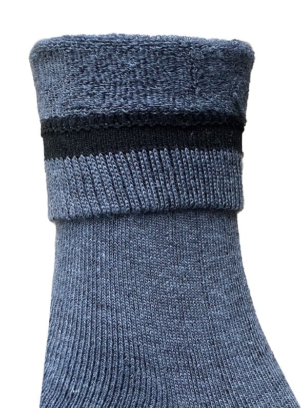 Thermo sokken ’Heat Booster’ Badstof Zwart 3-Pack.