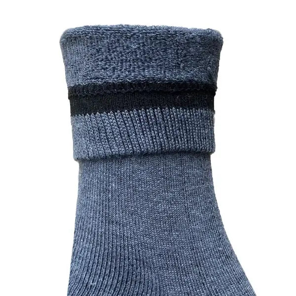 Thermo sokken ’Heat Booster’ Badstof Zwart 3-Pack.