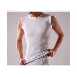 1 pack Beeren Bodywear Mouwloos Shirt Wit M3000 - Heren