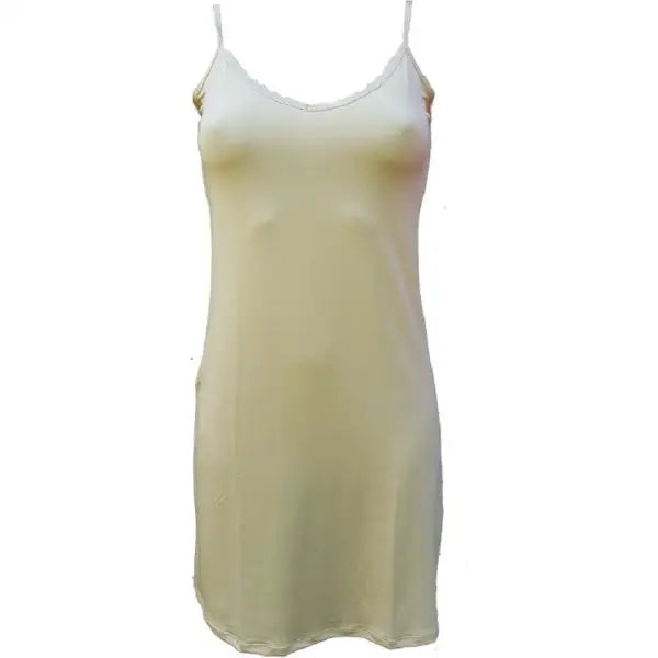 1 pack J&C Dames Onderjurk huid met kant langs de hals 5841