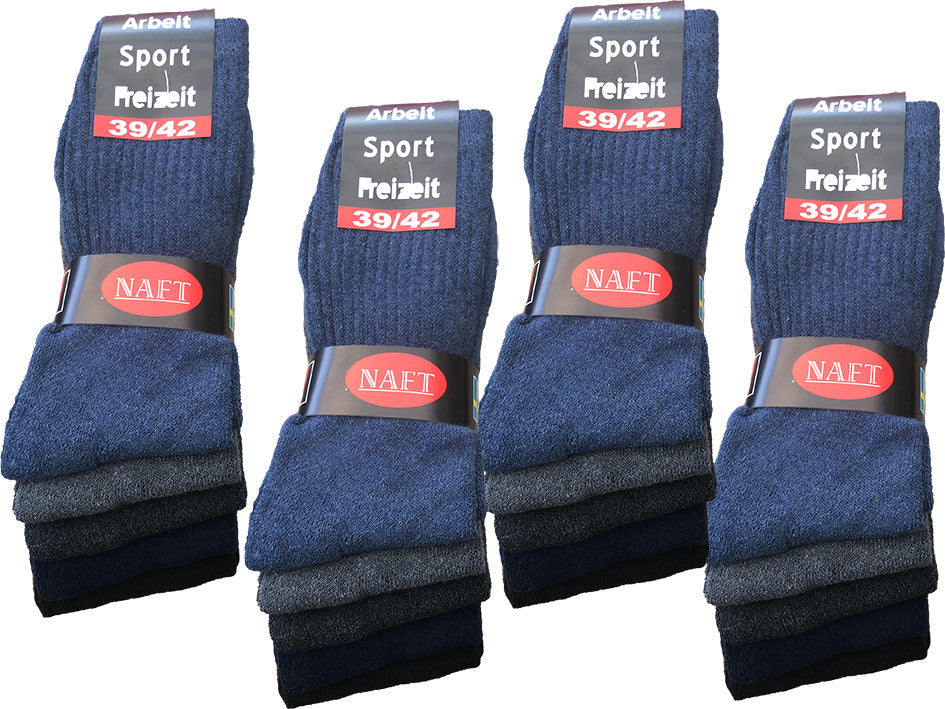 10 paar Sport/Werk sokken jeans kleurassorti Naft