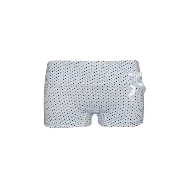 10 pack FINE WOMAN® Katoenen Boxershort dottie met strikje - Dames